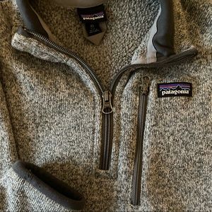 Kids Patagonia Fleece 3/4 Zip Sweater
